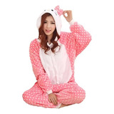 Pijama Mameluco  Disfraz Cosplay Pijamas Hello Kitty  Adulto