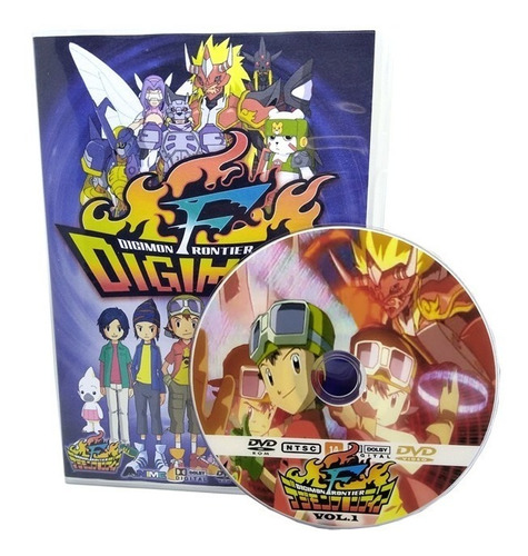 * Dvd Anime Digimon 4 Frontier Dublado Completo