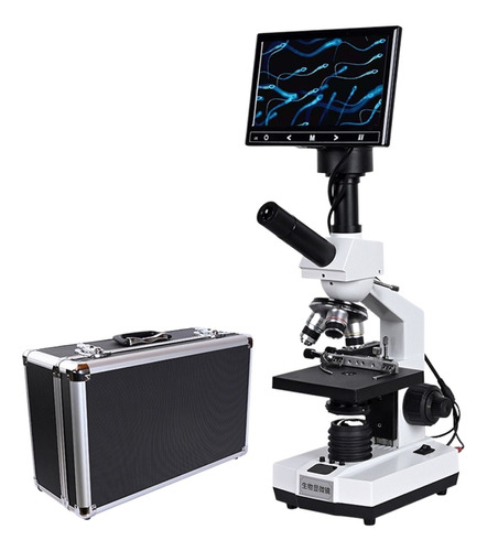 7 Pulgadas Lcd 2500x Biológico Hd Binocular Microscopio