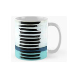 Taza Pintura Contemporánea Moderna, Bloqueo De Colores Calid