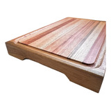 Tabla De Asado Para Picar Madera Eucalipto 30x20