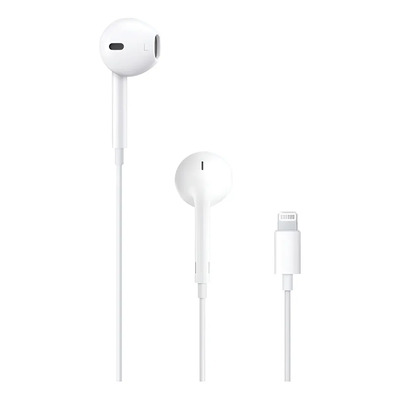 Auriculares Earpods Conector Lightning Color Blanco Apple - Excelente (Reacondicionado) | Meses sin interés