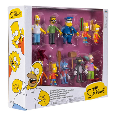 Set Figuras The Simpsons Springfield City Multipack 10pzs | Meses sin interés