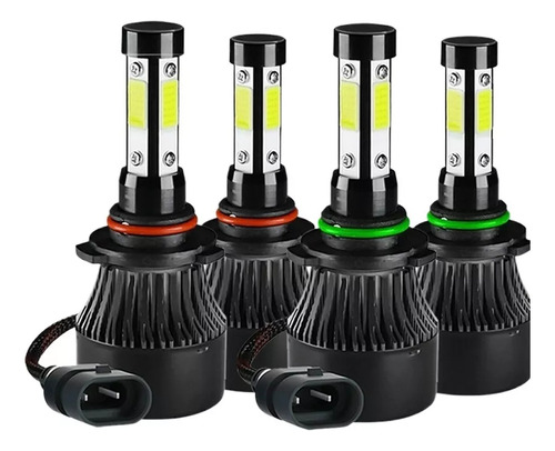 Kit Faros Focos Led Luz Alta Y Luz Baja Para Todos