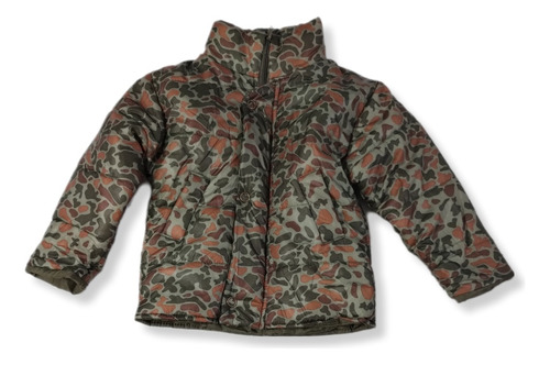 Campera Puffer Inflable Camo Cierre Niño - 2/3 Años - Usada