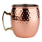 Vaso Mug De Cobre Martillado Moscow Mule 500 Ml Coctelería