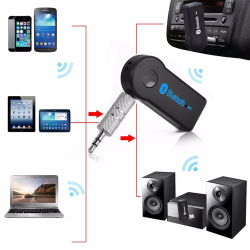 Receptor Bluetooth 3.5mm Auxiliar Audio Carro Estéreo Coche