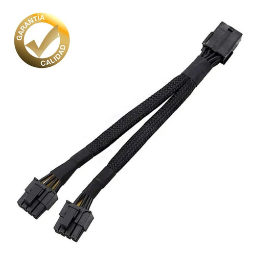 Cable Adaptador Splitter 30cm Pcie 8 A 2x Pcie 8(6+2)mineria