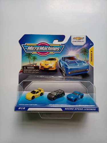 Micromachines  Micro Speed Legends Corvette #18