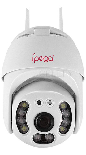 Camera Ip Giratória 1080p Externa Prova Noturna Zoom Dágua