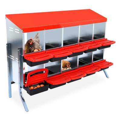 Caja Nidificación Gallinas Tapa Extracción Huevos Coop | Meses sin interés