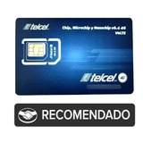 Chip Para Modem Telcel 4g Lte  Internet En Casa Plan 399