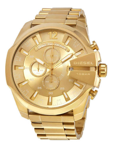 Reloj Diesel Mega Chief Dz4360 Dorado