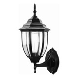 Farol Decorativo Tipo Español Negro Exterior Luminario Pared