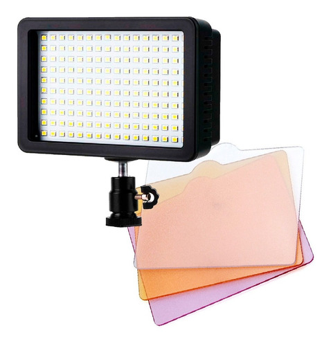 Foco Led De 160 Luces Para Fotografía Y Videos + 3 Filtros.