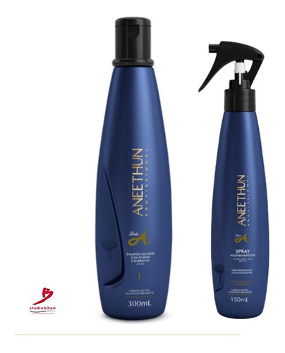 Aneethun Shampoo Linha A + Spray Linha A Multibenefícios 