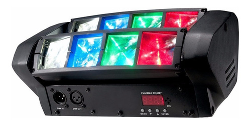 Led Spider Movil Lm  Dmx Rgbw Beam Envio Premium