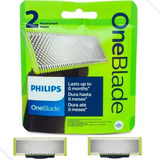 Kit 2 Lamina One Blade Refil Barbeador Eletrico Philips C/nf