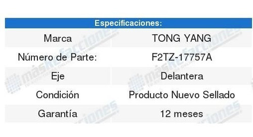 Defensa Delantera Ford F-150 92-98