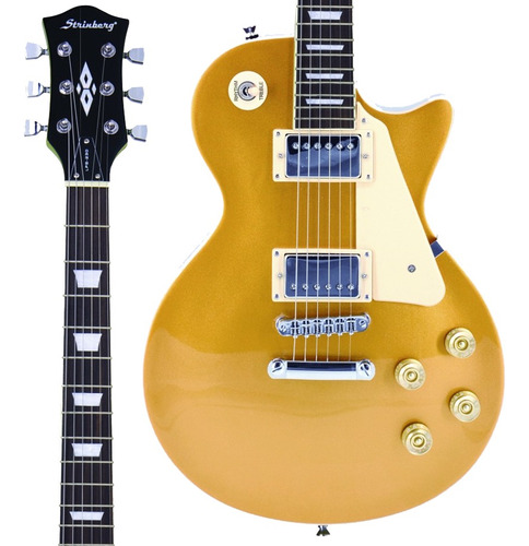 Guitarra Strinberg Les Paul Lps230 Gold Dourada