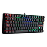 Teclado Gamer Mecanico Rgb Kumara Black