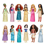 Colección D 12 Princesas Disney Royal Shimmer Bella Ariel + 