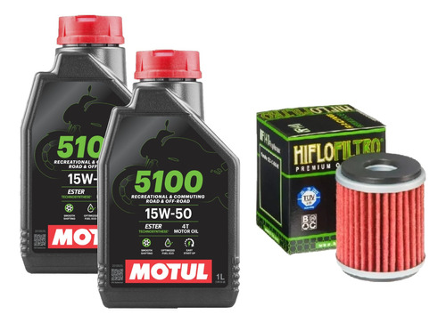 Kit Service Yamaha Xtz Lander Tenere 250 Motul Hiflo Gaona