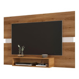 Estante Painel Tv 50 Polegadas Sala Mark Nature Off White