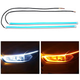 2 Tiras Cintas Led Para Farolas De Carro 45cm C/u