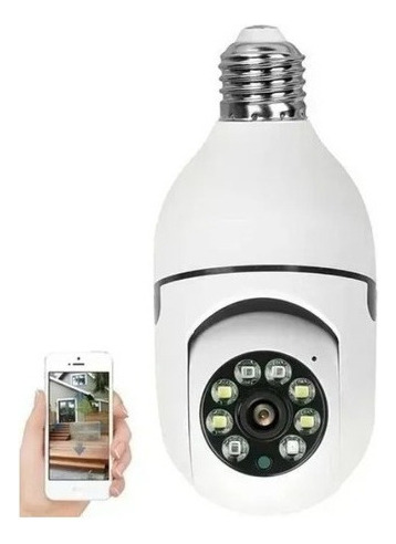 Cámara De Techo De Seguridad Ajustable Ip Lamp V380 Pro 720p