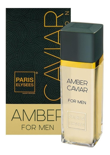 Paris Elysees Amber Caviar Eau De Toilette 100ml Masculino