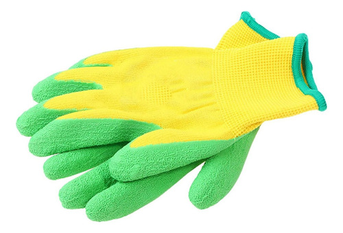 2 Pares De Guantes De Jardinería Transpirables For Niños A