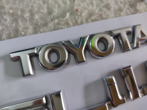 Emblema Toyota Corolla Gli 1.8 Metalico 3piezas Foto 3