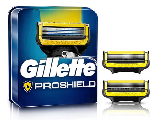 Carga Para Aparelho De Barbear Gillette Proshield C/ 2 U