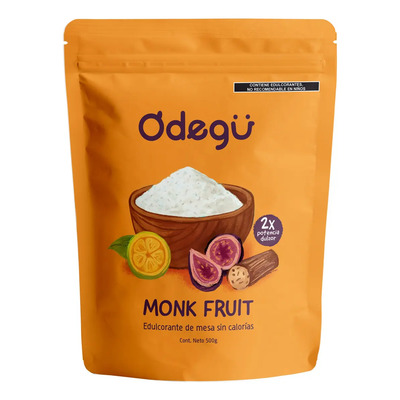 Odegü Monk Fruit 500g Endulzante Natural 2x Potencia Dulzor | Meses sin interés