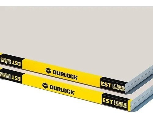 Placa Durlock Estándar Reforzada 12,5mm (3m X 1,20m) Est