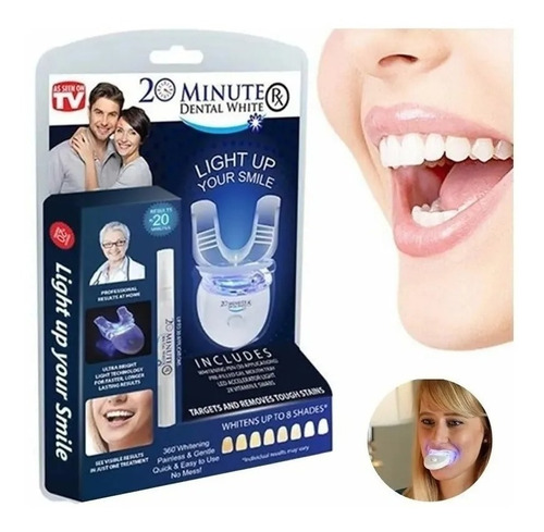 Blanqueador Dental 20 Minutos Lámpara Ultravioleta Dientes