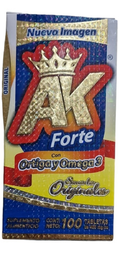 Ak Forte Nueva Imagen Misma Formula Glucosamina Y Omega 3 