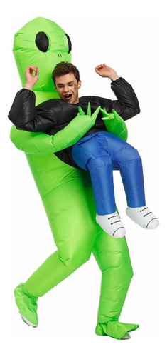 Disfraz Inflable De Alienigena Para Halloween Adulto Zumo