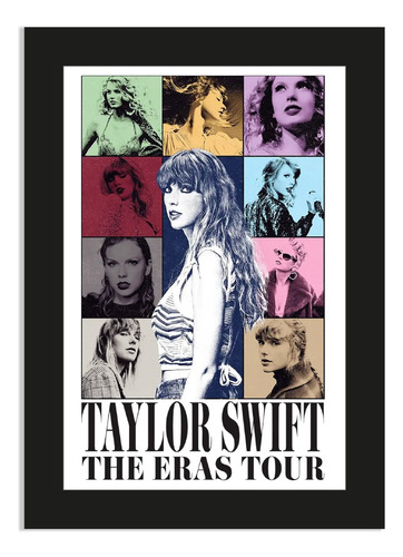 Cuadro Taylor Swift The Eras Tour Poster Con Marco