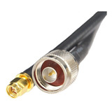 Cable Coaxial N Macho A Sma Macho | 9,7 M / Negro