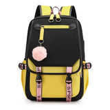 Mochila Estilo Coreano Kawaii Con Interfaz Usb