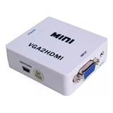 Conversor Vga A Hdmi Con Audio Activo Full Hd 1080p