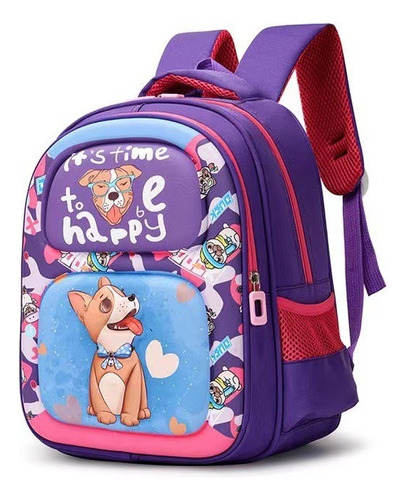 Mochila Perro Escolar Bolso Infantil Escuela Unisex Lionshop