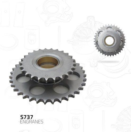 Engrane Cigüeñal Nissan 1.6l Ga16de 16val Tsuru Iii Sentra