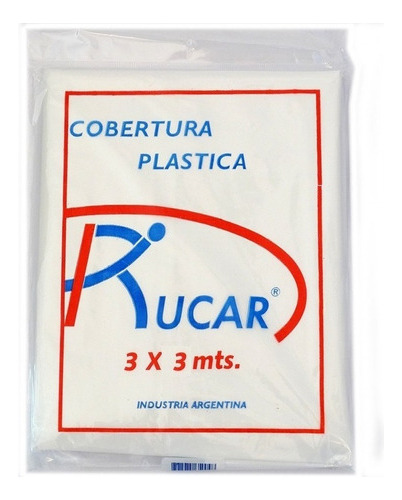 Cobertor Plastico Multiuso Transparente 3x3 Rucar Pintumm