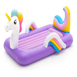 Cama Infantil Inflable Unicornio 1.96mx1.04mx84cm Bestway