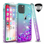 Funda + Vidrio iPhone 11 Pro Max Glitter Leyi [7vqtyjxd]