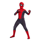 Traje De Spiderman Con Máscara Para Cosplay