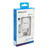 Cargador Usb Con Cable Tipo C Qc619 Philco